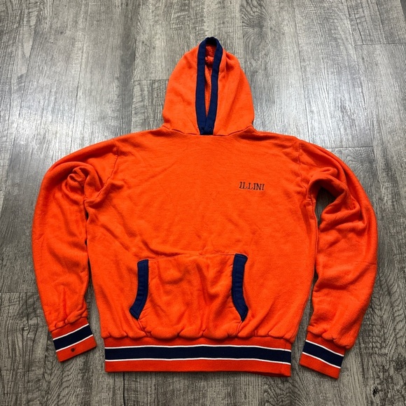 Other - Vintage 80s University of Illinois Hoodie Fighting Illini